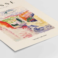 Matisse Art Prints - Abstract Fauvist Poster showcasing vibrant abstract wall art in a sunlit village style.