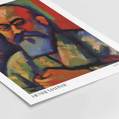 Matisse Art Prints - Fauvist Self Portrait Art Print featuring bold colors and expressive style.