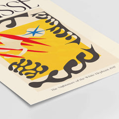 Matisse Nightmare of the White Elephant 1947 Abstract Art Print featuring vibrant colors and shapes.