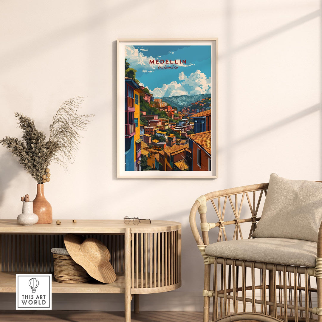 Medellin Travel Poster - Colombia