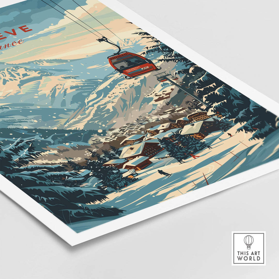 Megève Wall Art Print -  France