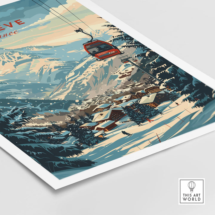 Megève Wall Art Print -  France