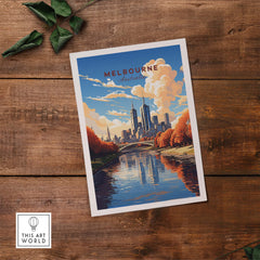 Melbourne Poster Australia part of our best collection or travel posters and prints - This Art World
