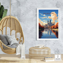 Melbourne Poster Australia part of our best collection or travel posters and prints - This Art World