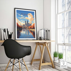 Melbourne Poster Australia part of our best collection or travel posters and prints - This Art World