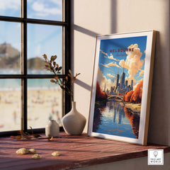 Melbourne Poster Australia part of our best collection or travel posters and prints - This Art World