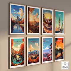 Melbourne Poster Australia part of our best collection or travel posters and prints - This Art World
