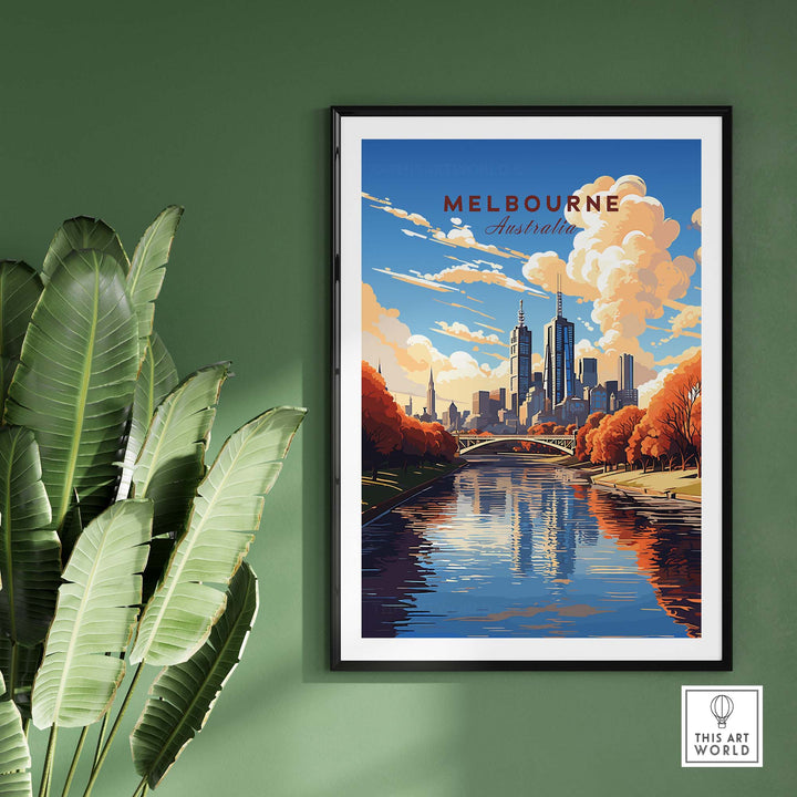 Melbourne Poster Australia part of our best collection or travel posters and prints - This Art World
