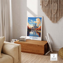 Melbourne Print Australia part of our best collection or travel posters and prints - This Art World