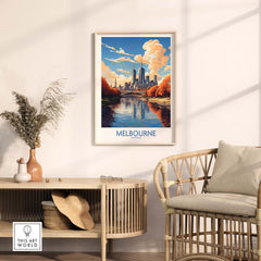 Melbourne Print Australia part of our best collection or travel posters and prints - This Art World