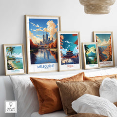 Melbourne Print Australia part of our best collection or travel posters and prints - This Art World