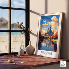 Melbourne Print Australia part of our best collection or travel posters and prints - This Art World