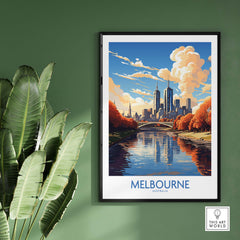 Melbourne Print Australia part of our best collection or travel posters and prints - This Art World