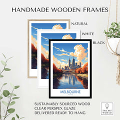 Melbourne Print Australia part of our best collection or travel posters and prints - This Art World