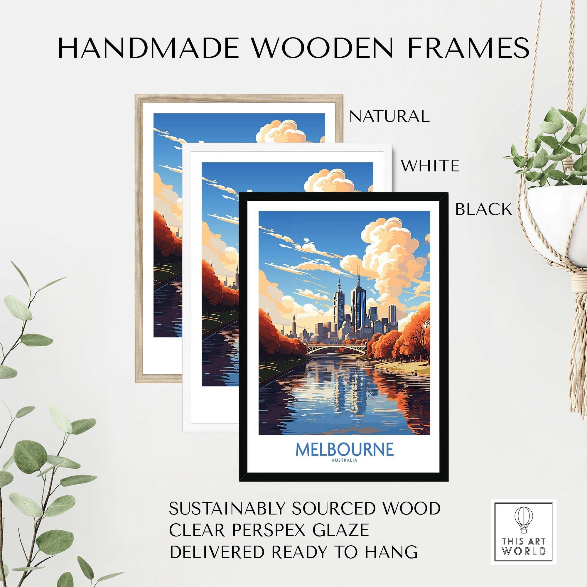 Melbourne Print Australia part of our best collection or travel posters and prints - This Art World