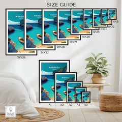 Menorca Poster part of our best collection or travel posters and prints - This Art World