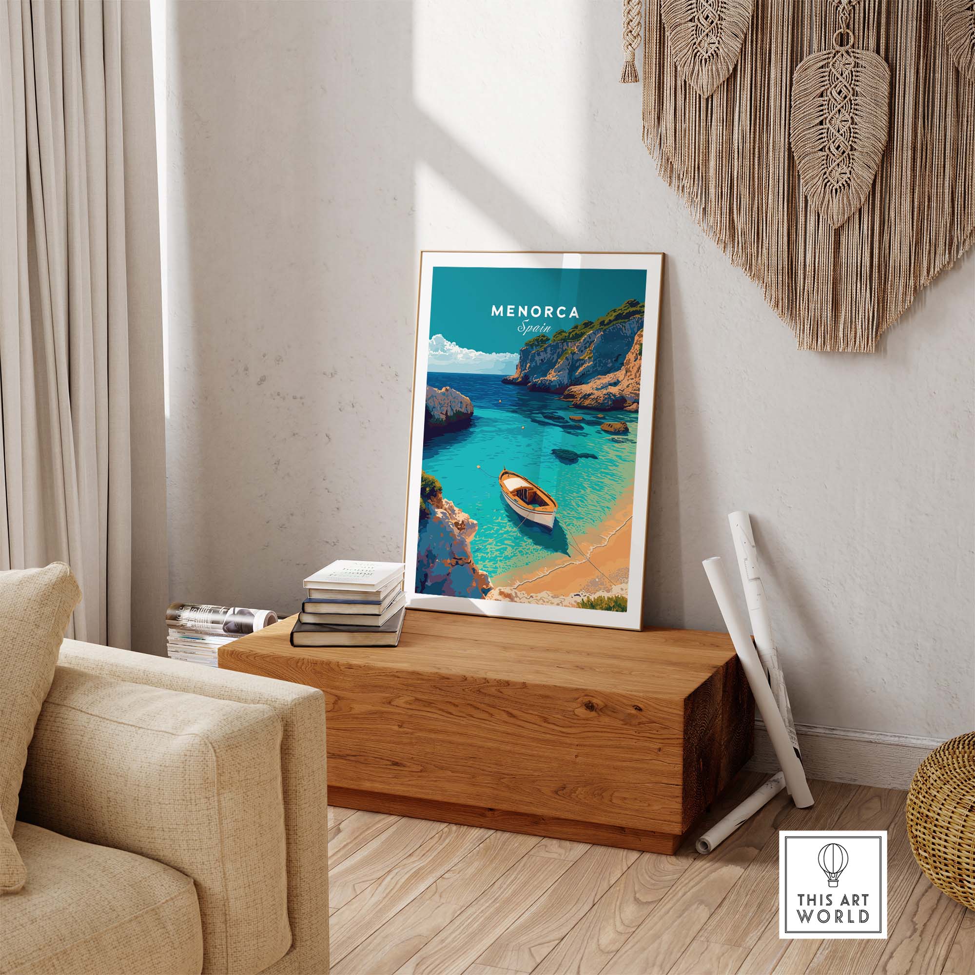 Menorca Poster part of our best collection or travel posters and prints - This Art World