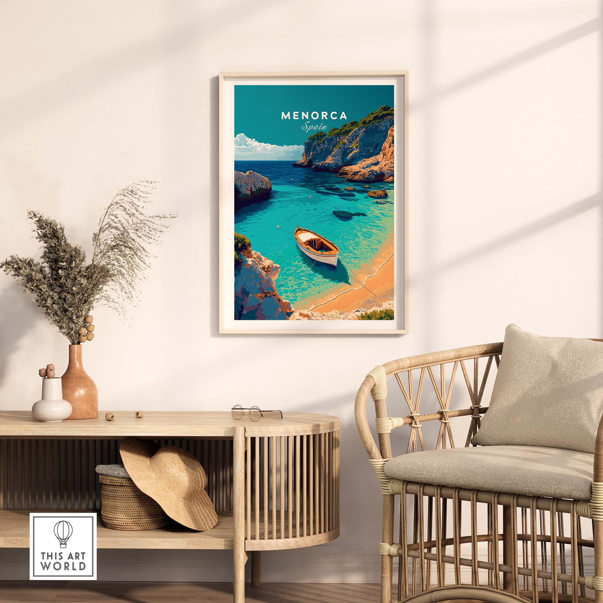 Menorca Poster part of our best collection or travel posters and prints - This Art World