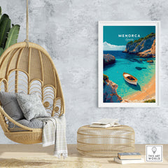Menorca Poster part of our best collection or travel posters and prints - This Art World