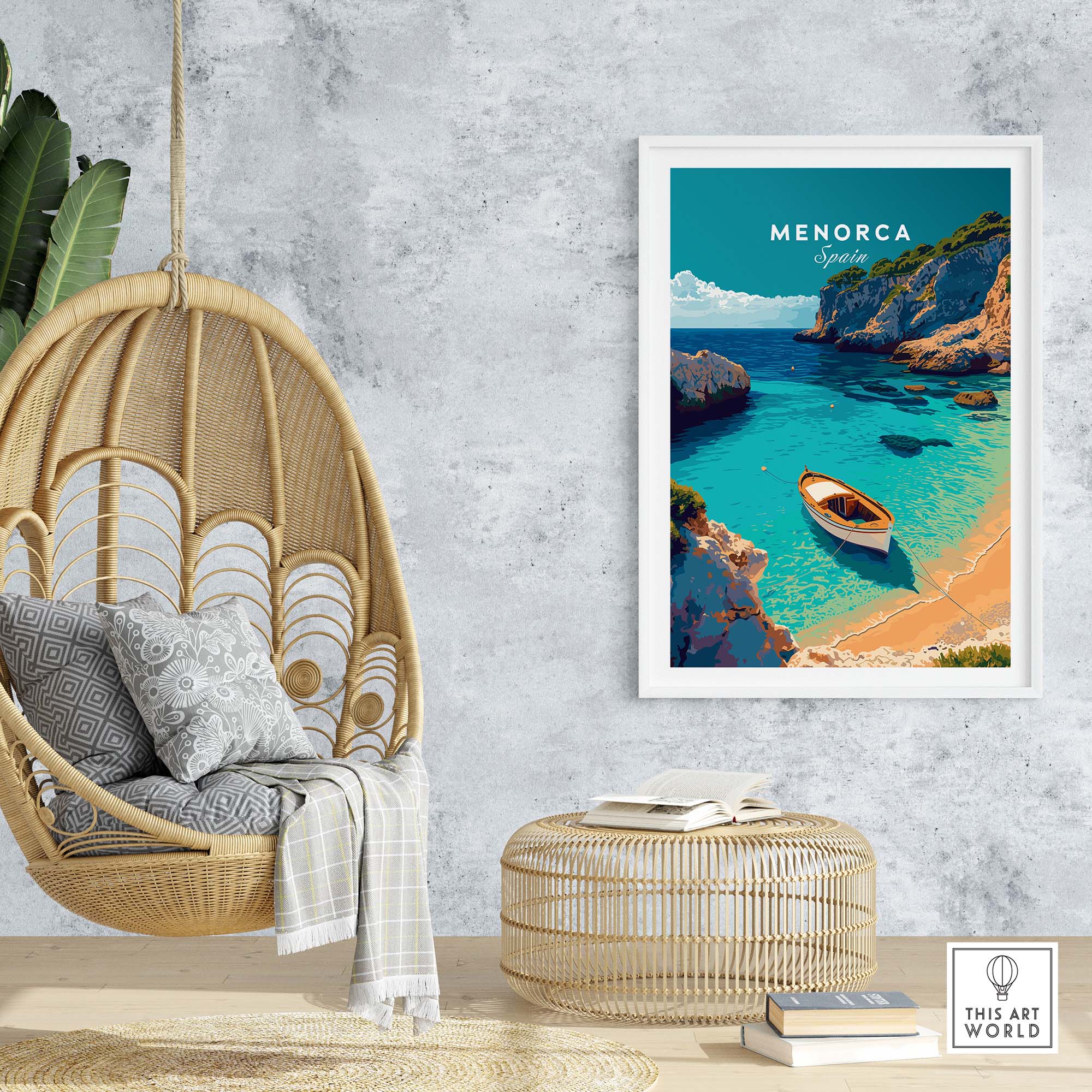 Menorca Poster part of our best collection or travel posters and prints - This Art World