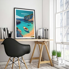 Menorca Poster part of our best collection or travel posters and prints - This Art World