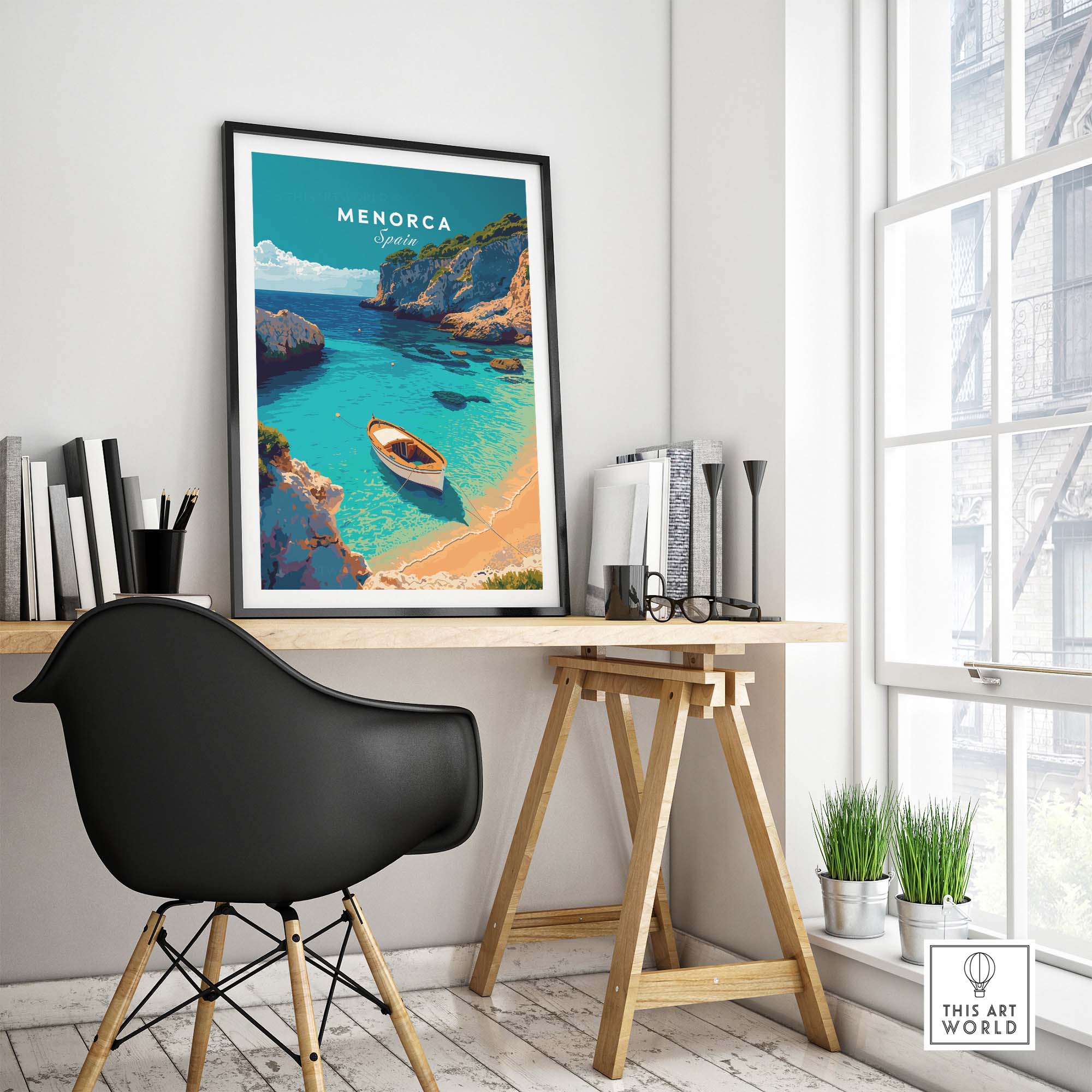 Menorca Poster part of our best collection or travel posters and prints - This Art World