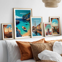 Menorca Poster part of our best collection or travel posters and prints - This Art World
