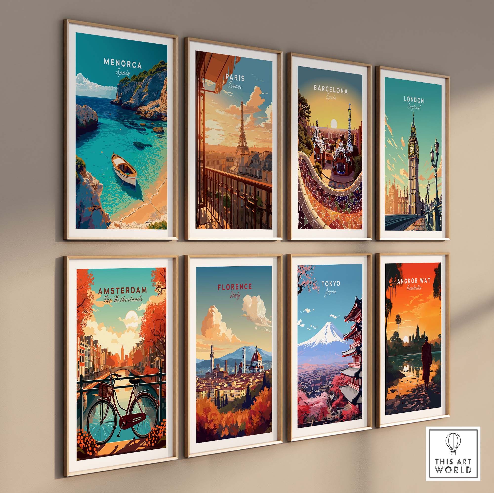 Menorca Poster part of our best collection or travel posters and prints - This Art World