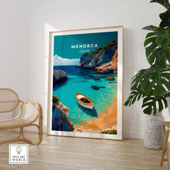 Menorca Poster part of our best collection or travel posters and prints - This Art World