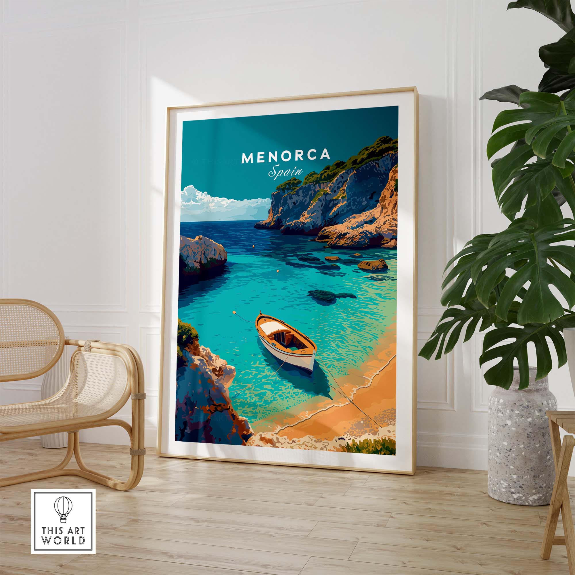 Menorca Poster part of our best collection or travel posters and prints - This Art World