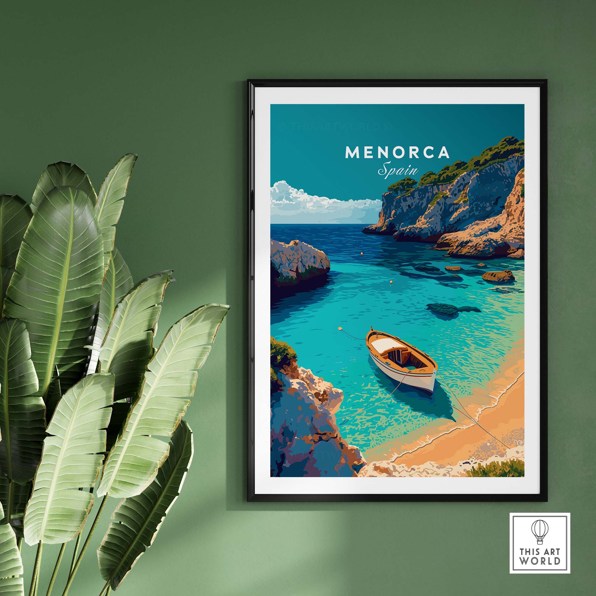 Menorca Poster part of our best collection or travel posters and prints - This Art World