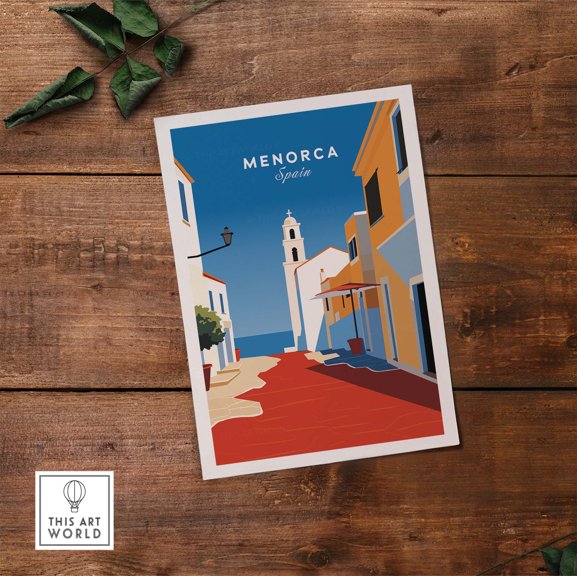 Menorca Spain Poster part of our best collection or travel posters and prints - This Art World
