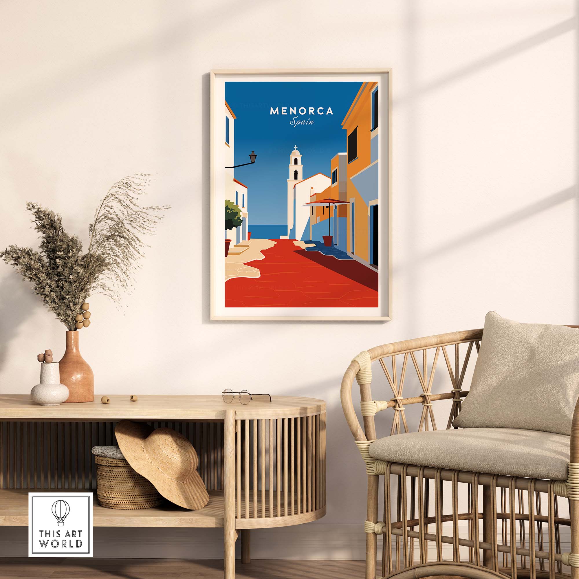 Menorca Spain Poster part of our best collection or travel posters and prints - This Art World