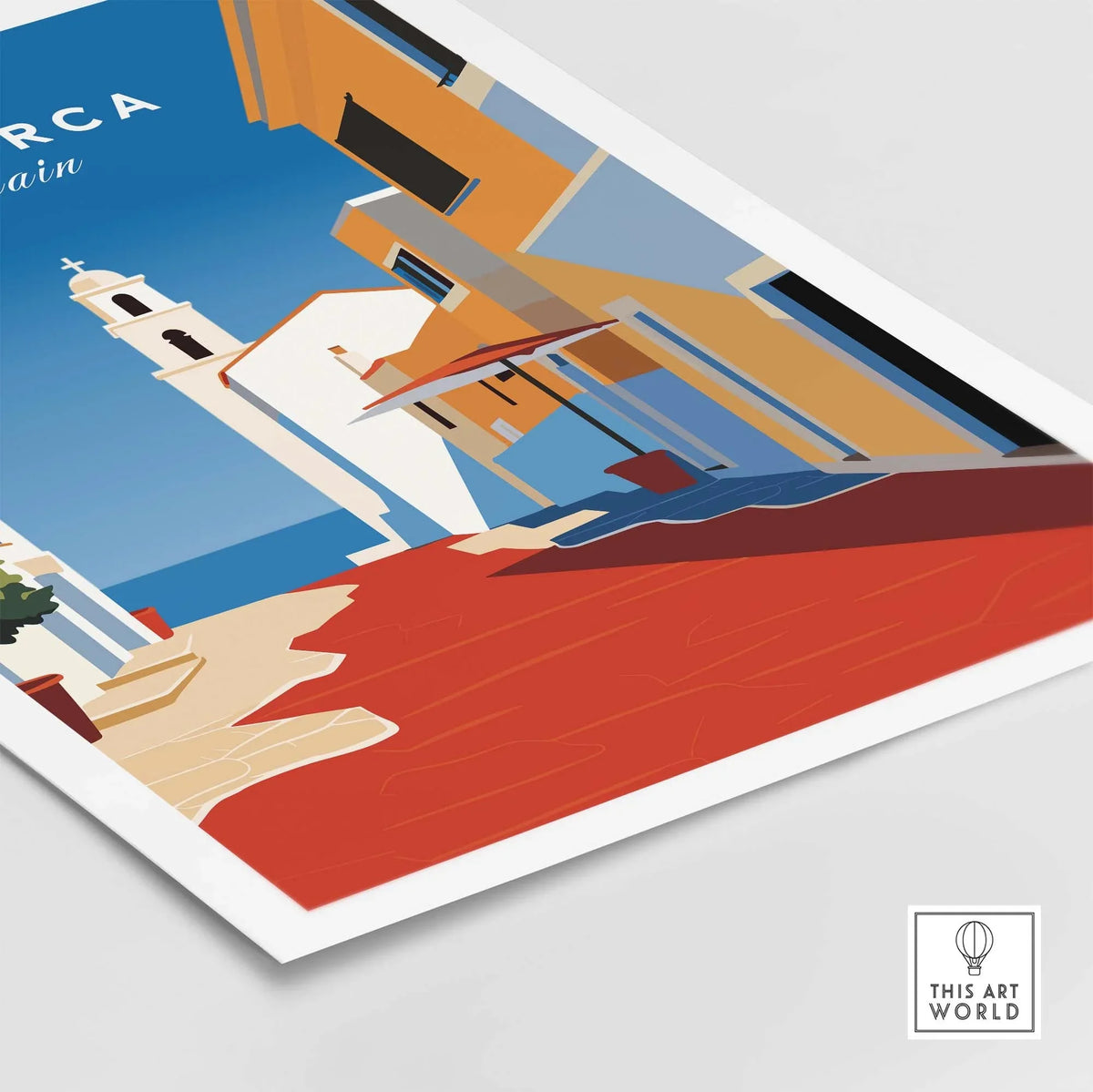 Menorca Spain Poster part of our best collection or travel posters and prints - This Art World