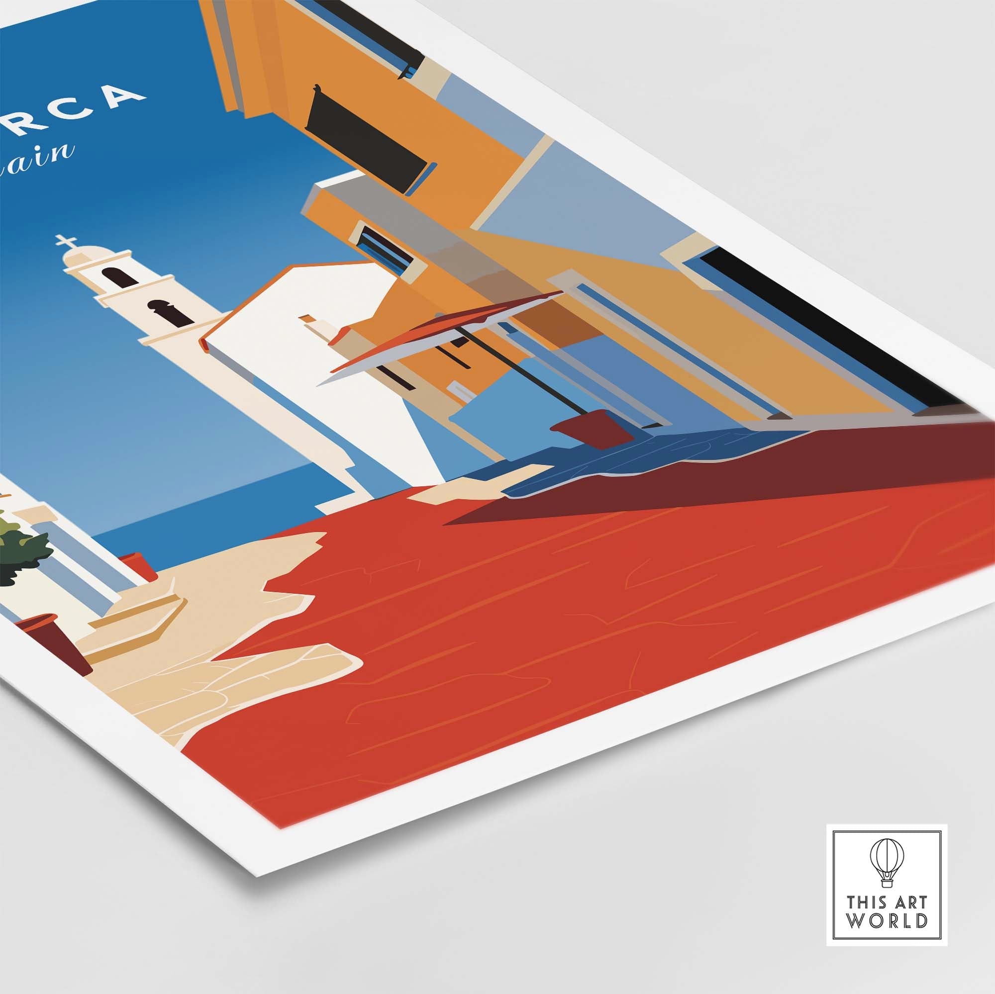 Menorca Spain Poster part of our best collection or travel posters and prints - This Art World