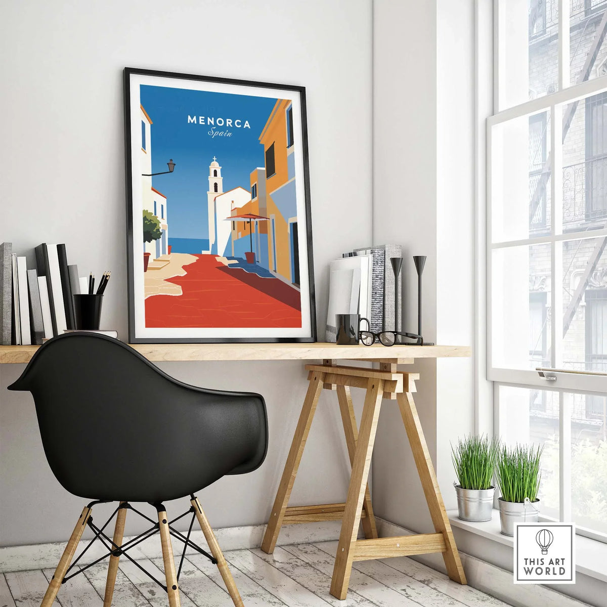 Menorca Spain Poster part of our best collection or travel posters and prints - This Art World