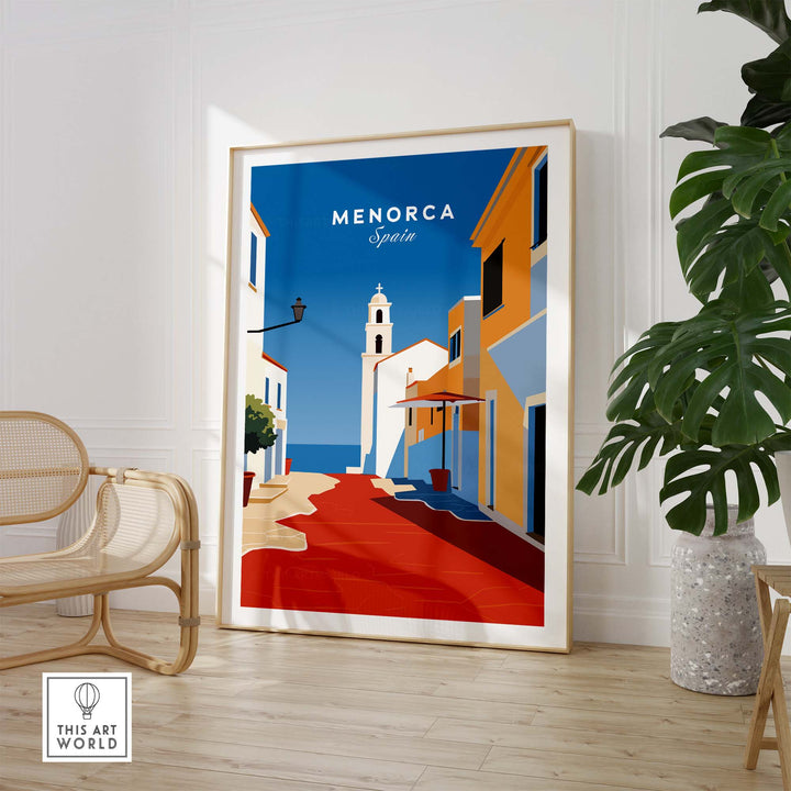 Menorca Spain Poster part of our best collection or travel posters and prints - This Art World