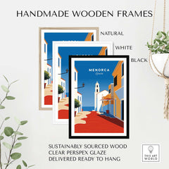 Menorca Spain Poster part of our best collection or travel posters and prints - This Art World