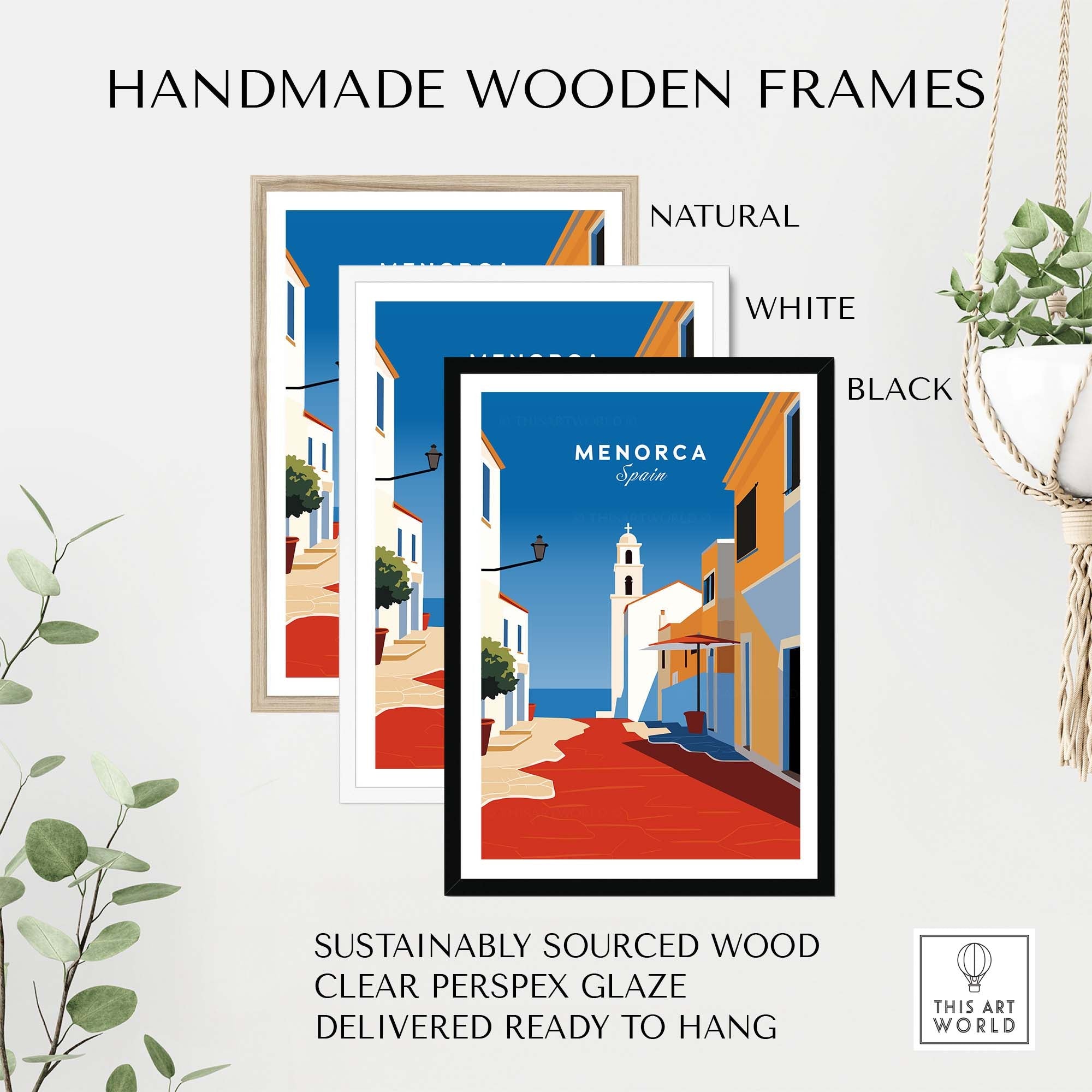 Menorca Spain Poster part of our best collection or travel posters and prints - This Art World