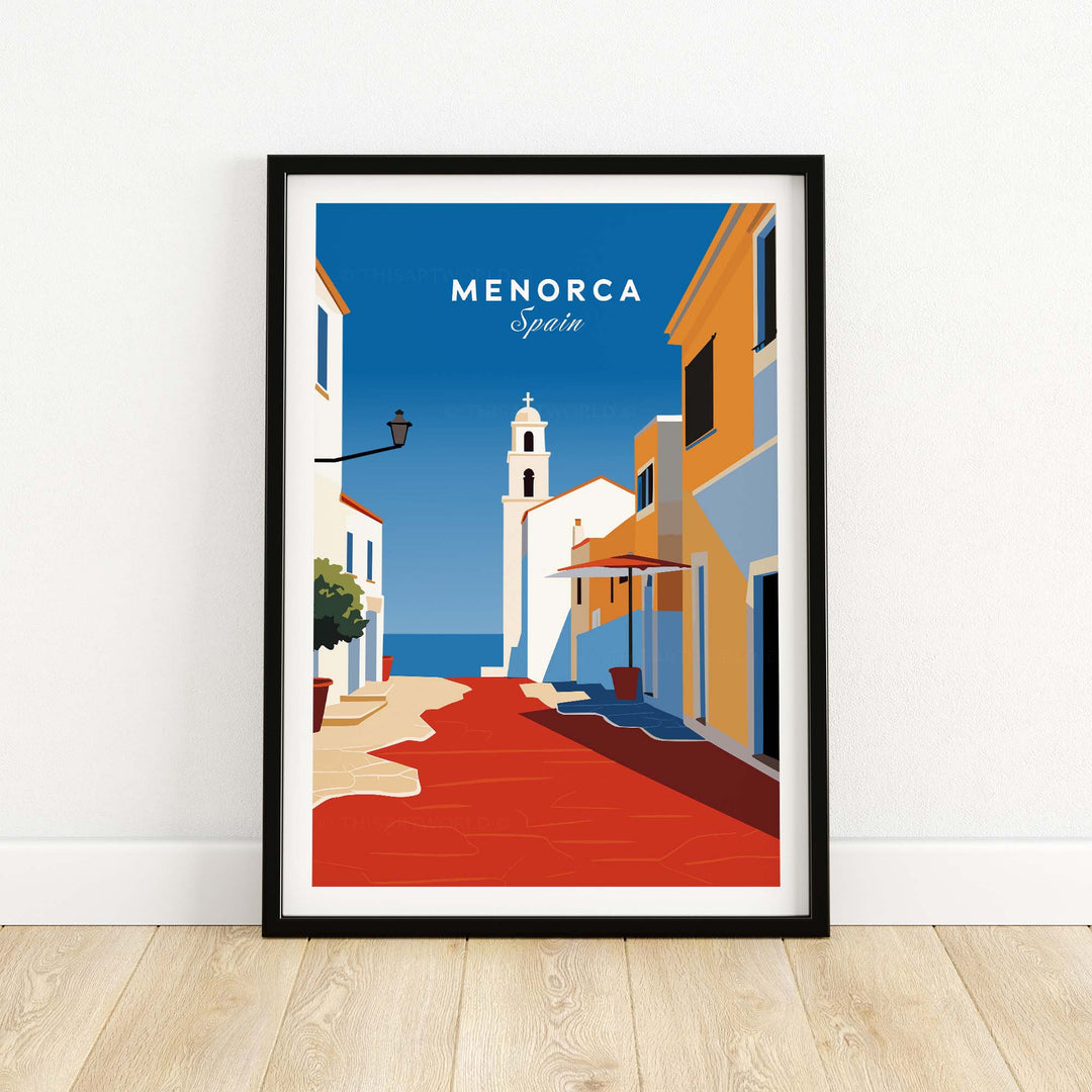 Menorca Spain Poster part of our best collection or travel posters and prints - This Art World