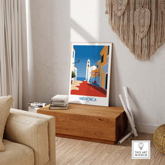 Menorca Spain Print part of our best collection or travel posters and prints - This Art World