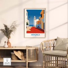 Menorca Spain Print part of our best collection or travel posters and prints - This Art World