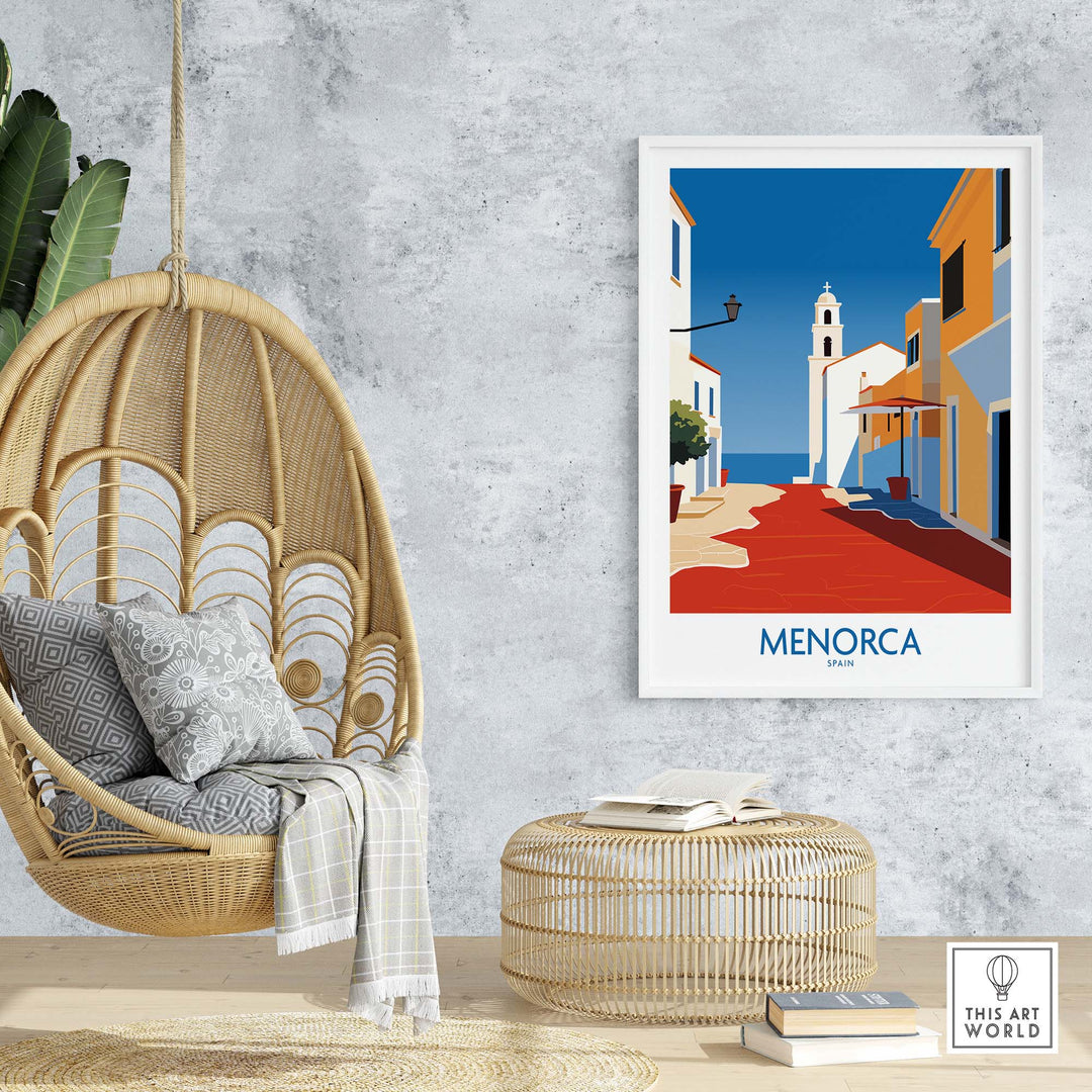 Menorca Spain Print part of our best collection or travel posters and prints - This Art World