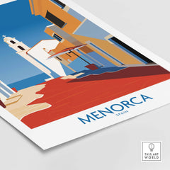 Menorca Spain Print part of our best collection or travel posters and prints - This Art World