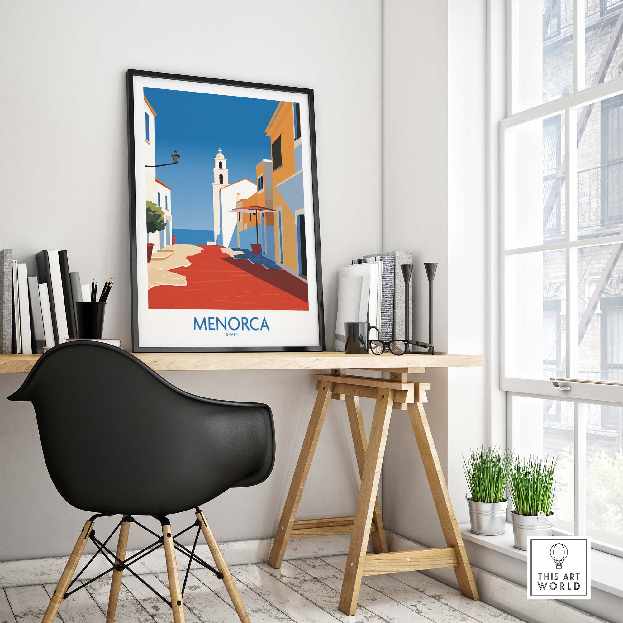 Menorca Spain Print part of our best collection or travel posters and prints - This Art World