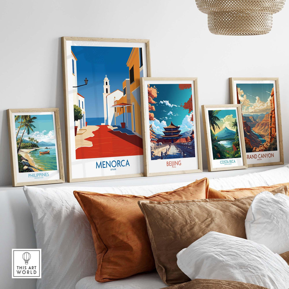 Menorca Spain Print part of our best collection or travel posters and prints - This Art World