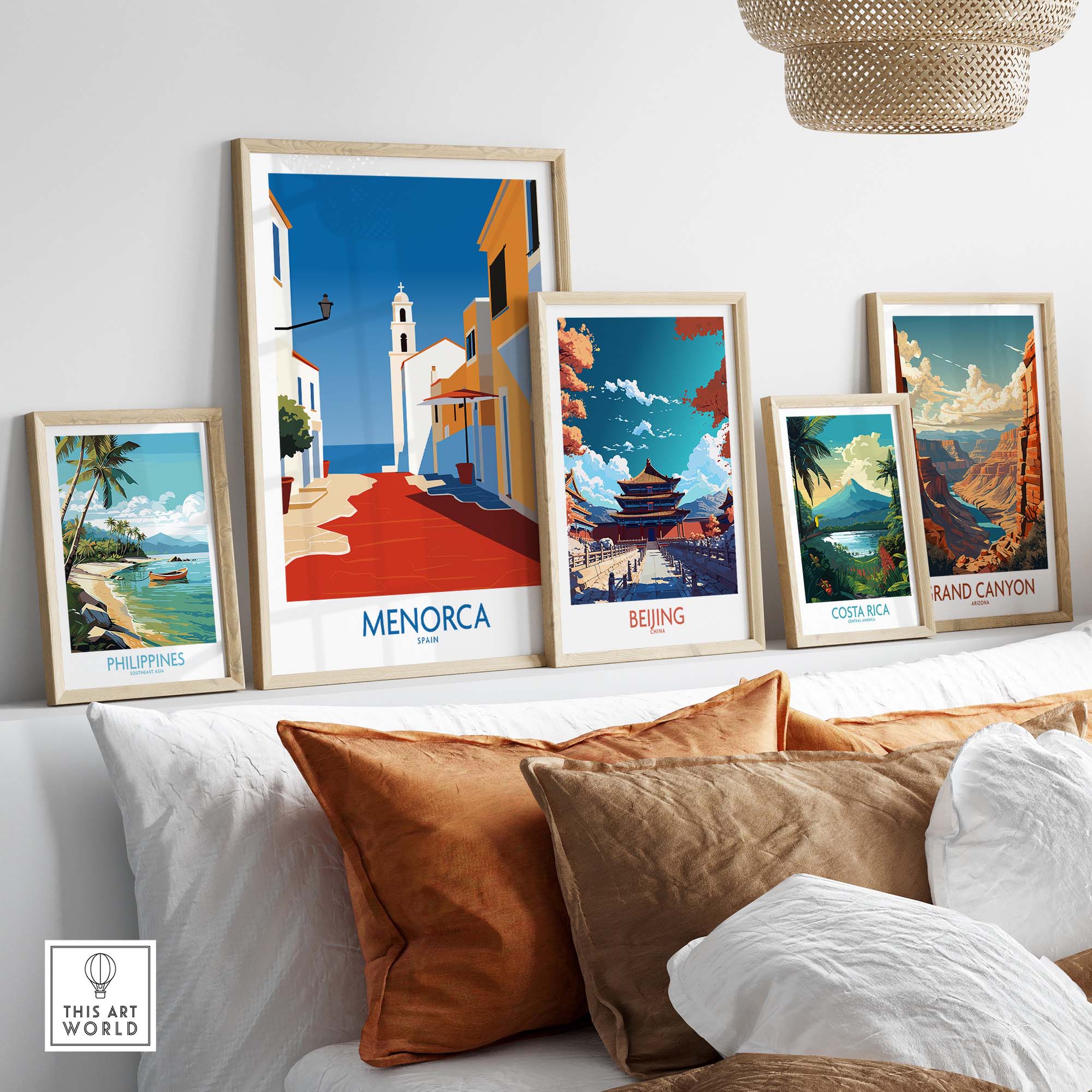 Menorca Spain Print part of our best collection or travel posters and prints - This Art World