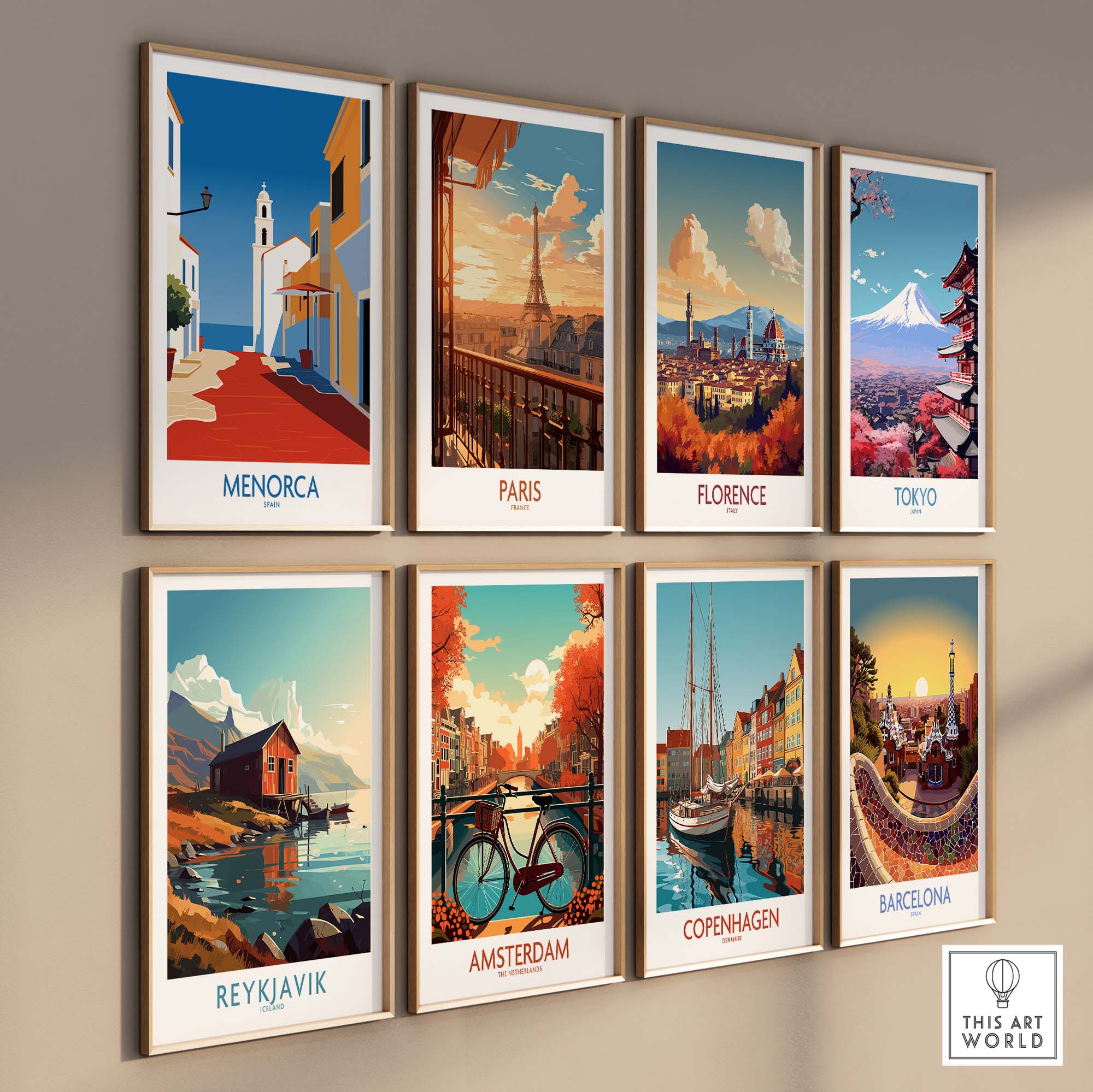 Menorca Spain Print part of our best collection or travel posters and prints - This Art World