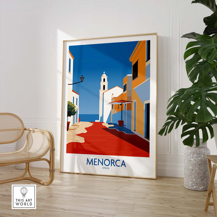 Menorca Spain Print part of our best collection or travel posters and prints - This Art World