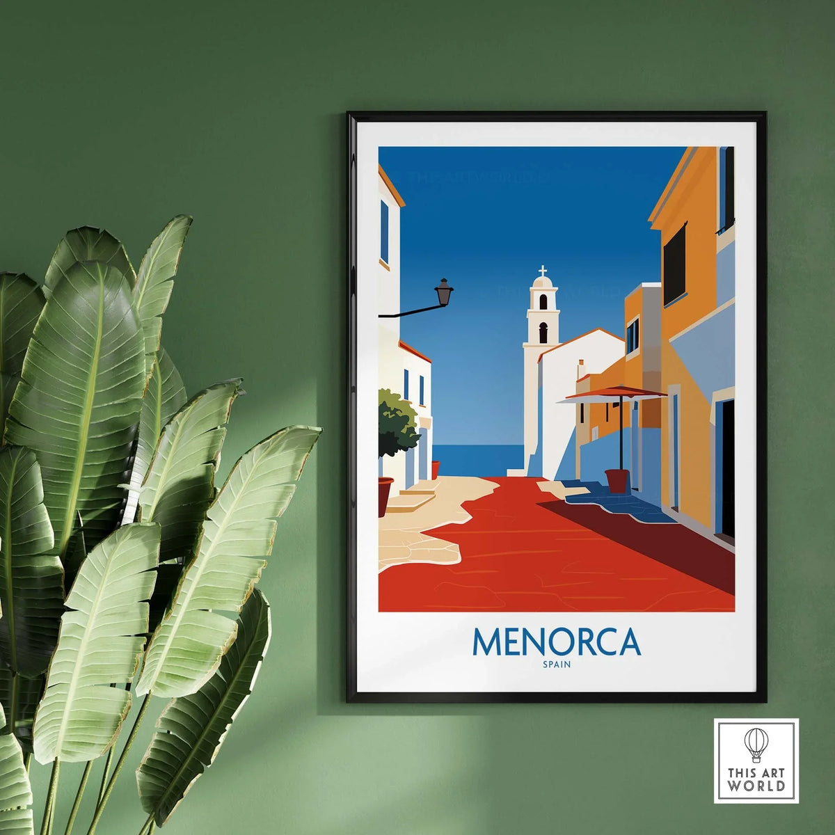 Menorca Spain Print part of our best collection or travel posters and prints - This Art World